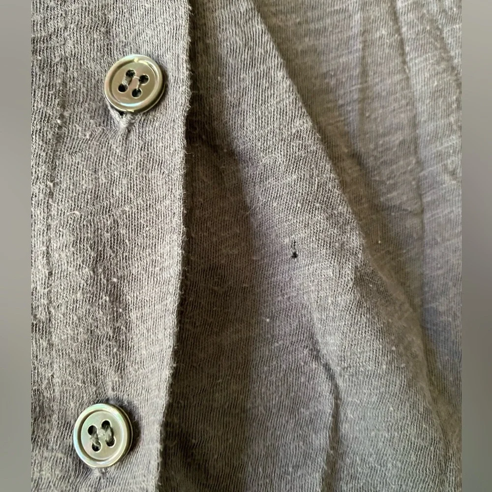 Standard James Perse navy blue sheer slub side Size 2 - Picture 10 of 14